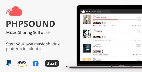 phpSound - Music Sharing Platform